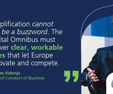 Insurance Europe: Ζητά ουσιαστική απλούστευση του Digital Omnibus